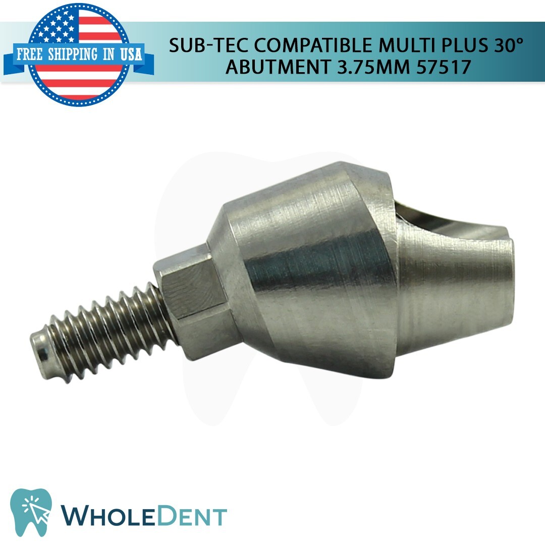 1x Dental Titanium Angulated 30° Multi Unit Prosthetic BEGO® Compatible 57517