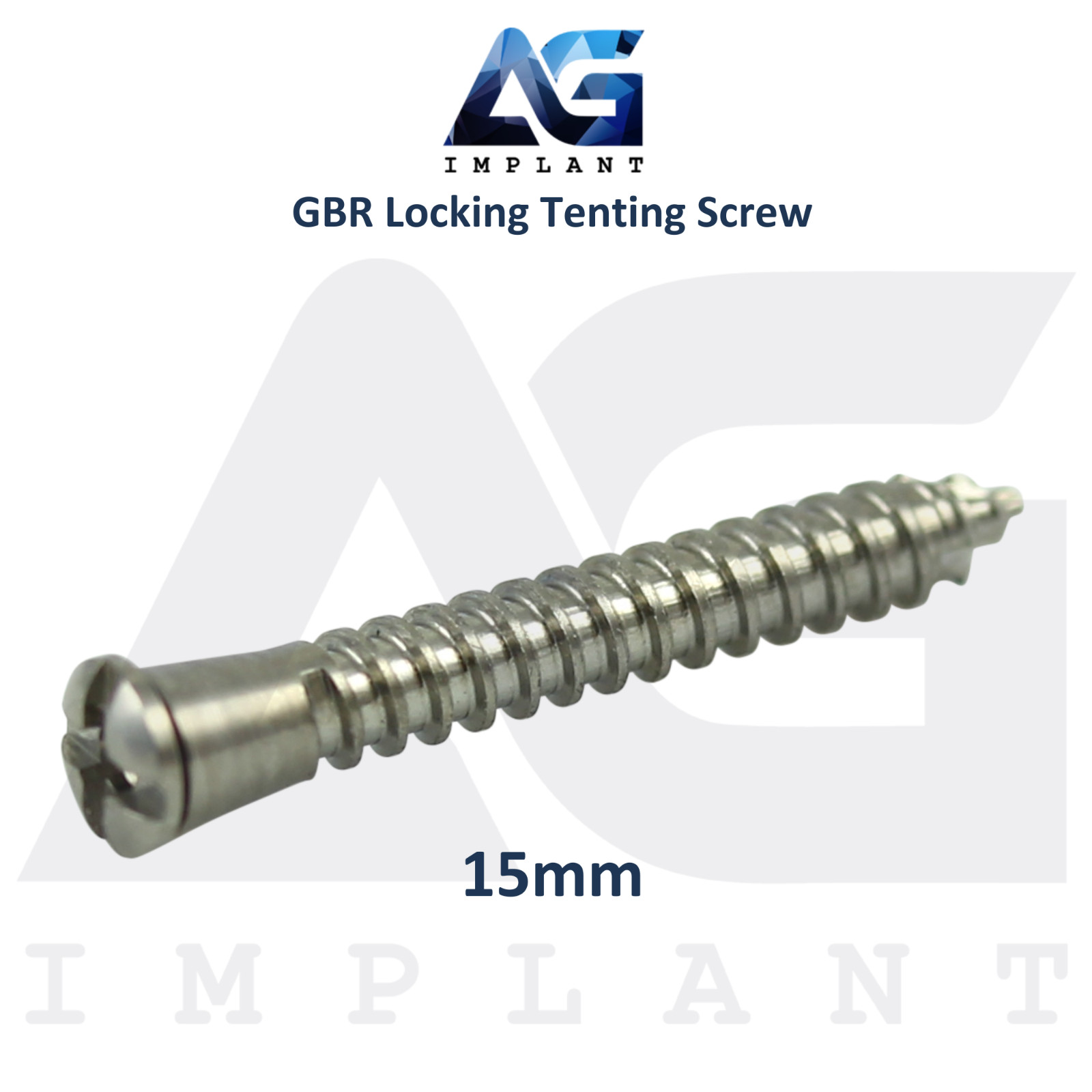 5 Dental Locking Tenting Screw Ø2.5mm GBR Membrane Titanium Fixation Sterile
