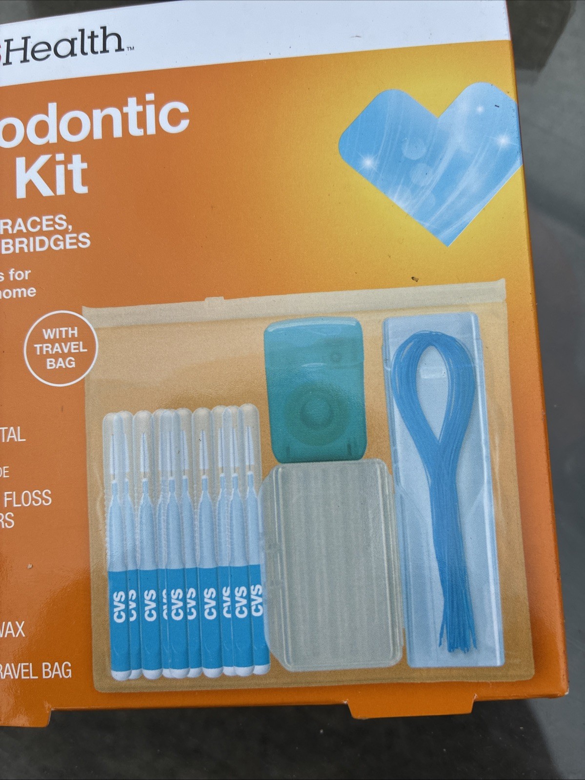 CVS ORTHODONTIC CARE KIT FOR BRACES, IMPLANTS, BRIDGES – NEW IN BOX