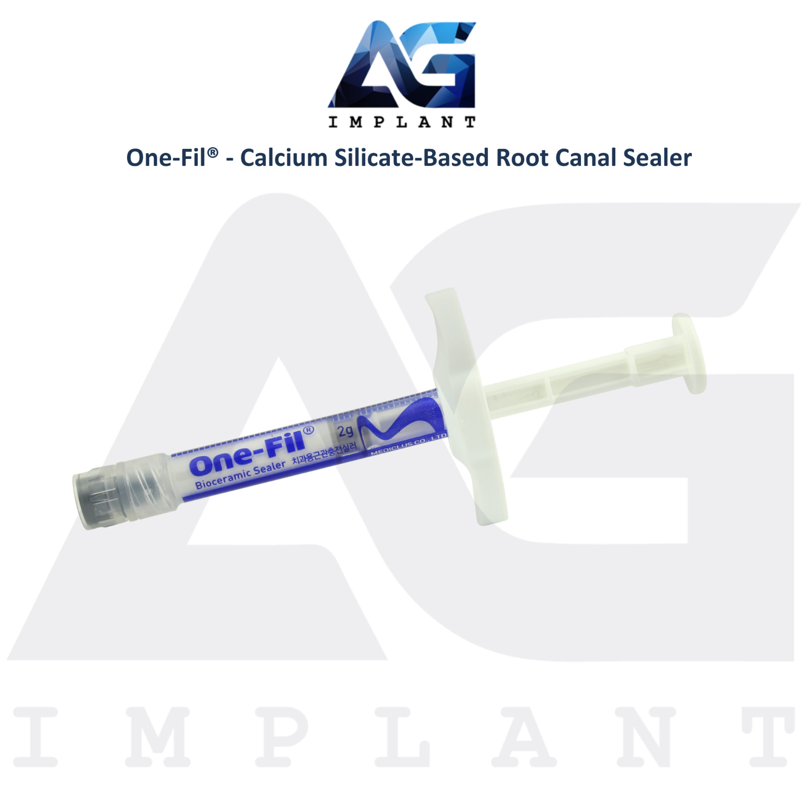 MEDICLUS One-Fil® Calcium Silicate Based Ro0t Canal Sealer 2g Syringe