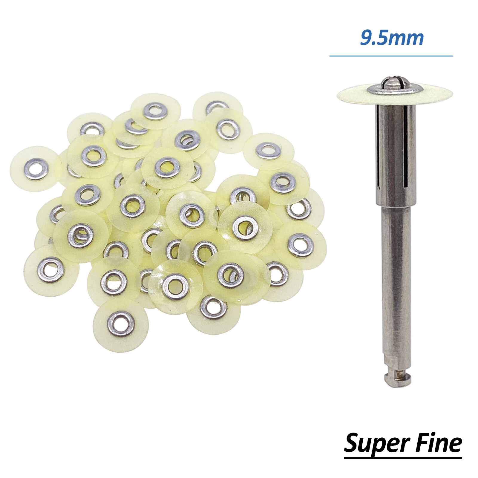 Dental Sof-Lex contouring polishing 2381 Pop-On discs 0.37″ 9.5mm or Mandrel