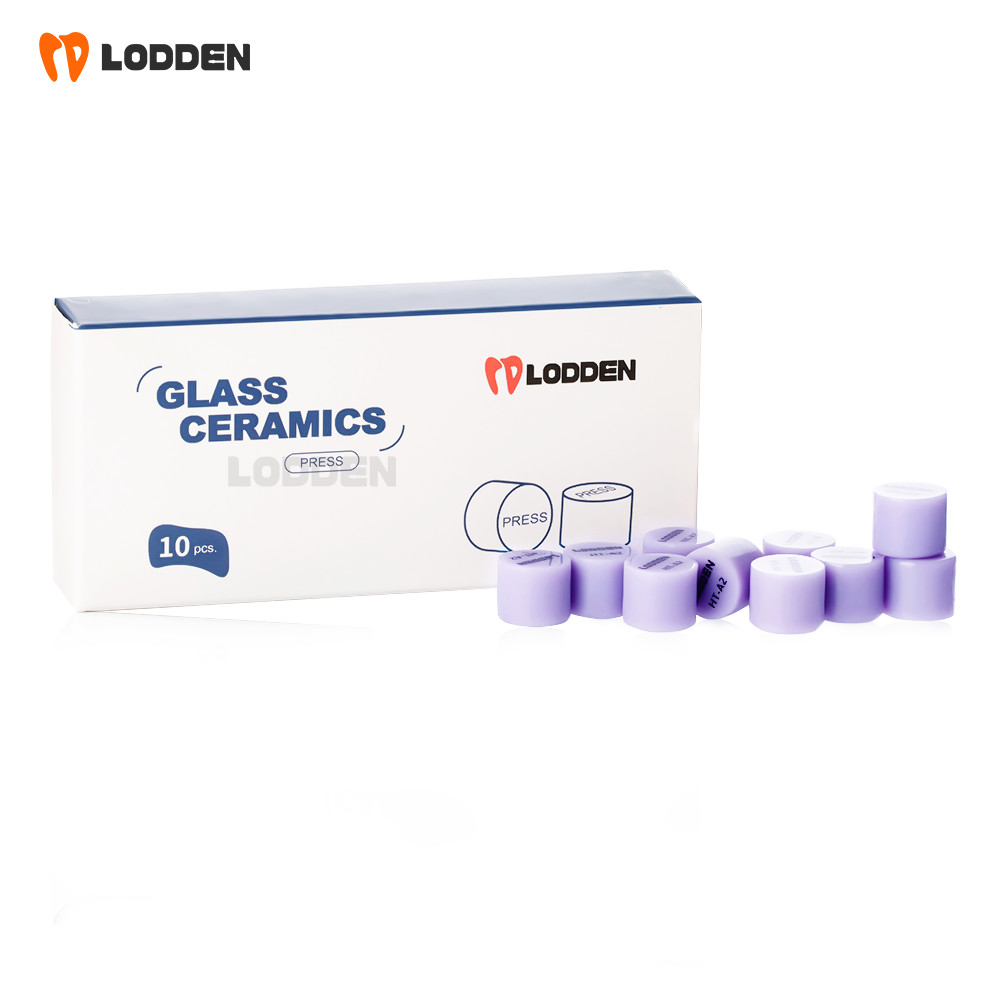10pcs Dental Glass Ceramic Lithium Disilicate (LS2) IPS Emax Press Ingots