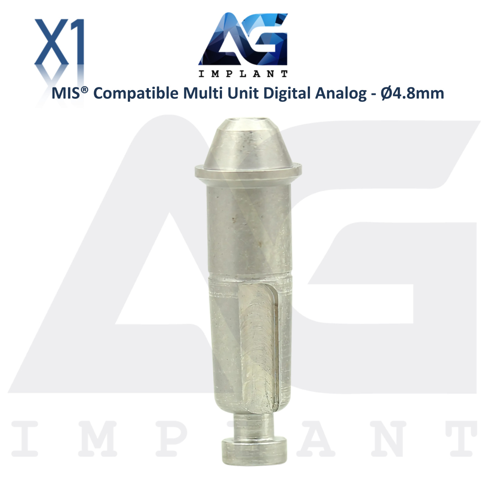 Multi Unit Digital Dental Analog Ø4.8mm MIS® Compatible System Lab