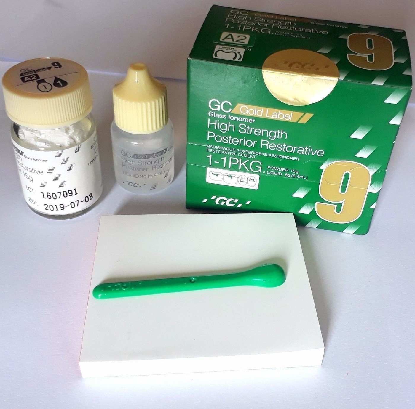 GC Gold Label Glass Ionomer Type 9 High Strength Posterior Restorative 1-1Pkg