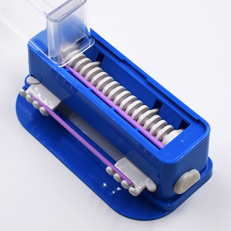 Dental Dispenser Press Type Box Holder Brush Microfiber Blue Applicator Micro