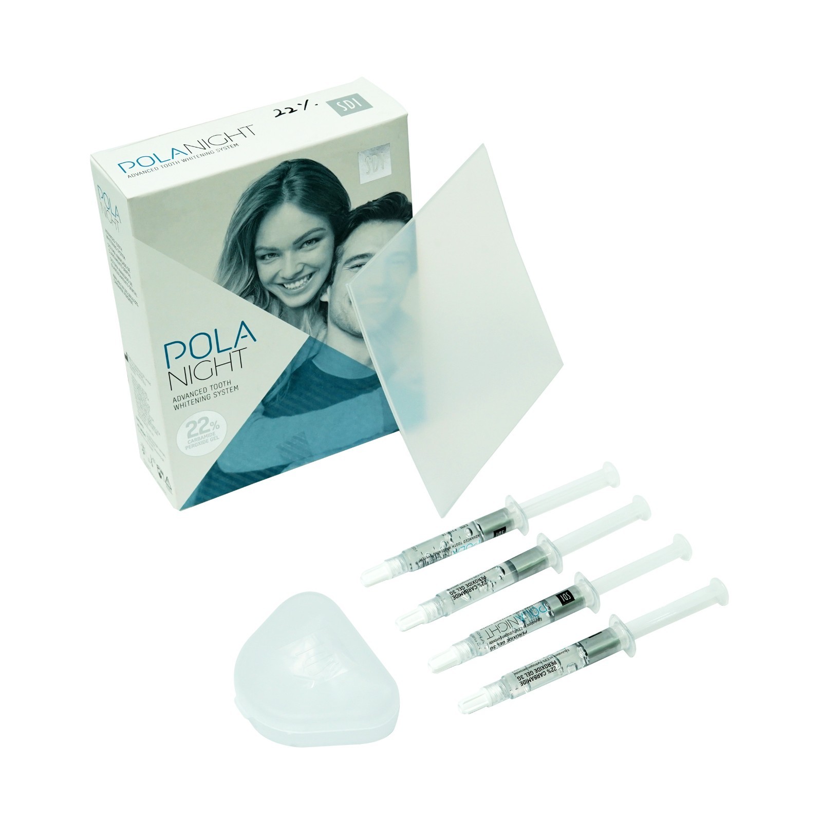 SDI Pola Night Kit 16% Dental Tooth Whitening Bleach Kit of 4 x 3gm II Free Ship