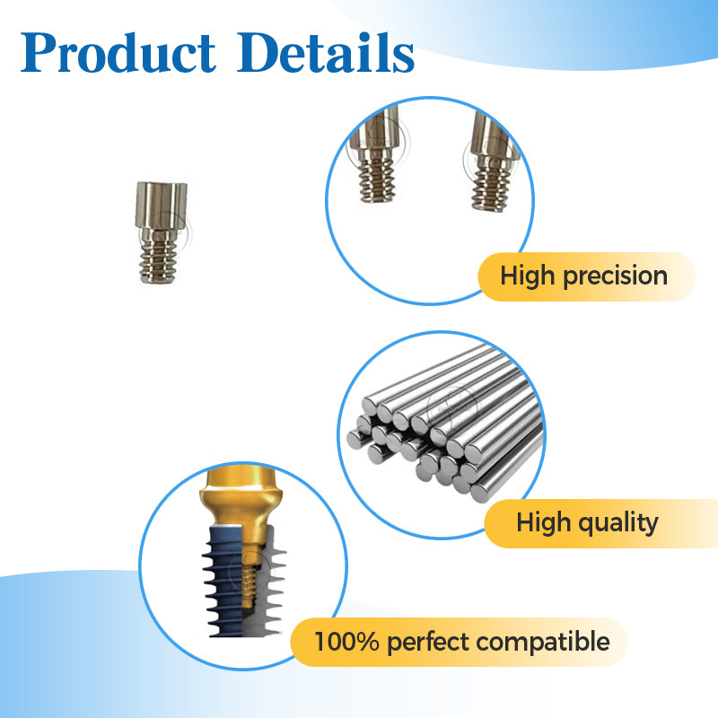 10/20/50/100 pcs Dental Multi Unit Titanium Screw Compatible with Neodent GM