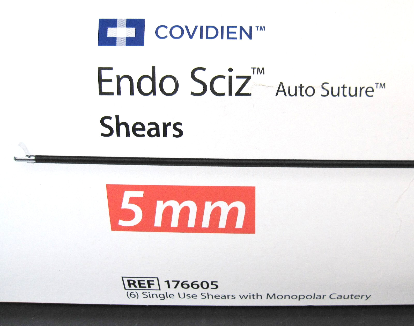 Covidien 176605 NEW AND SEALED BOX OF 6, EXP 2029
