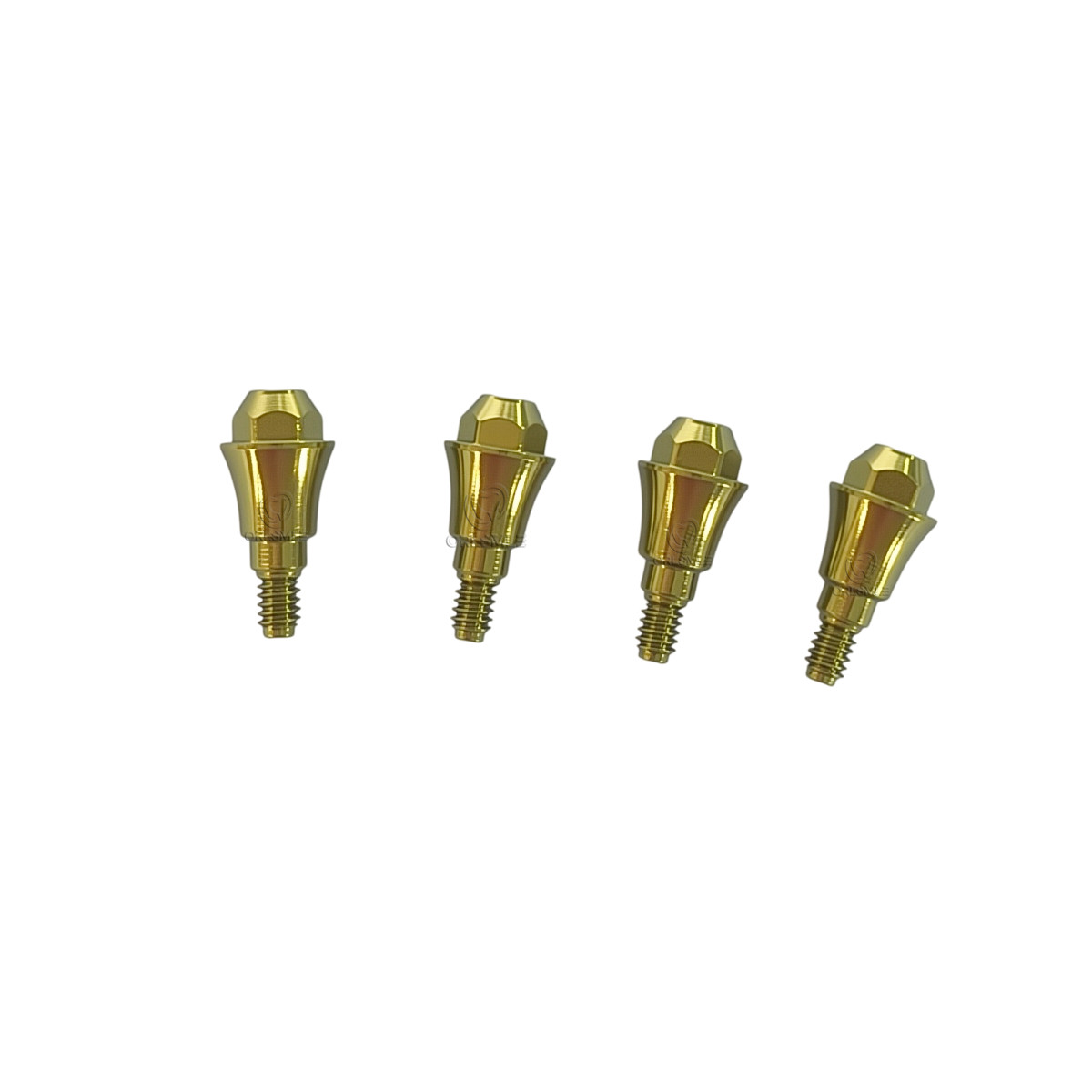Custom Mu straight abutment upper part for Den-tium lower part for Megagen AR