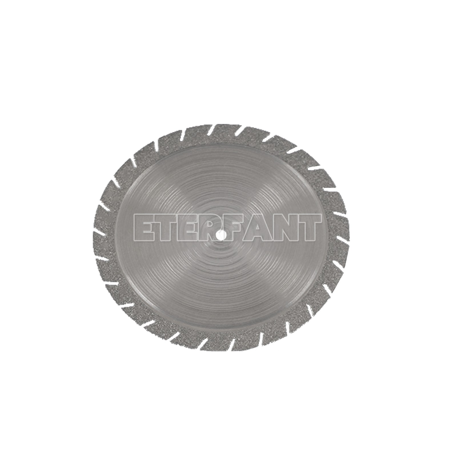2PCs 40mm*0.3mm Dental Lab Diamond Cutting Disc Double Sided Crown Plaster Disc