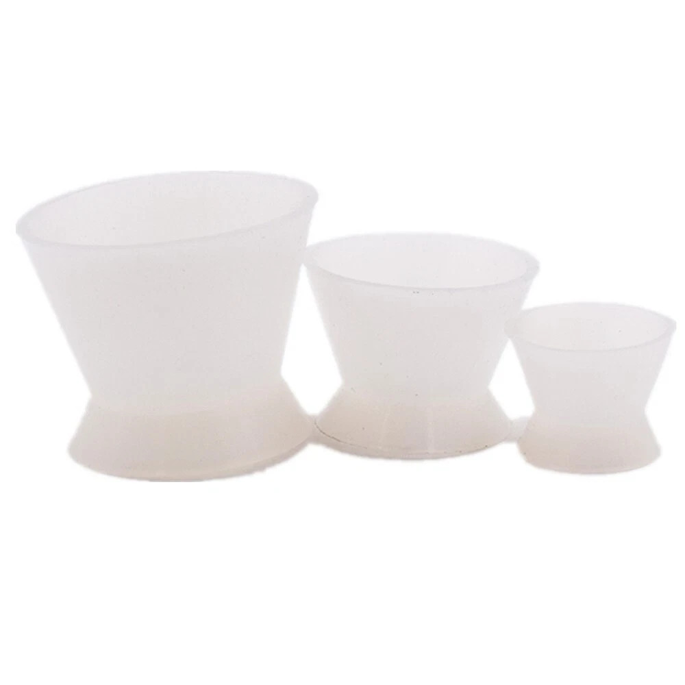 3 Sizes Dental Lab Mixing Bowl Cup Flexible Silicone Dappen Dish Cup 7/20/40ml