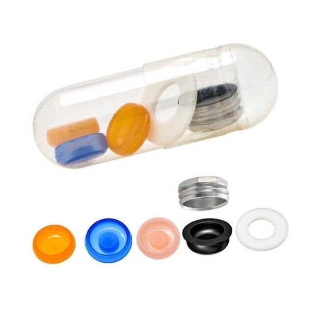 5pcs Set Dental Overdenture Locator Implant Abutment Retention Cap Inserts Set