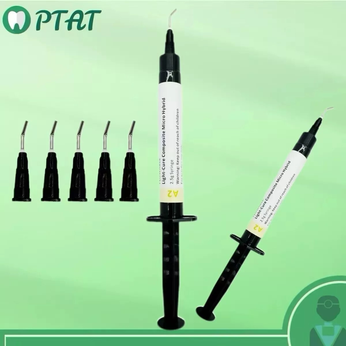 Dental Composite Resin Light Cure White Veneer Hybrid Aesthetic teeth resin 2.5g
