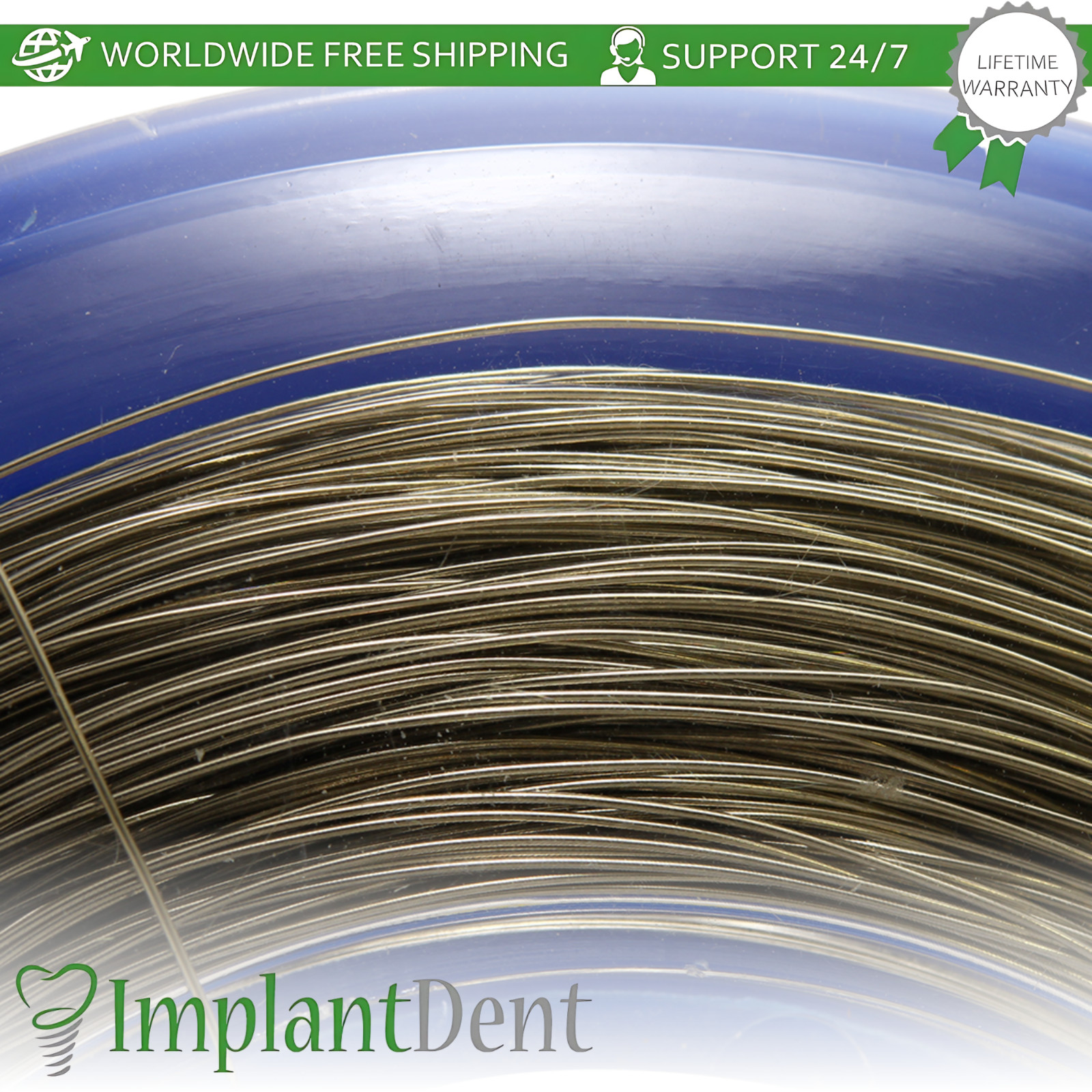 CrNi Round Dental Wire Roll 0.25mm/.010” Smooth Surface Dentistry Tool 50g