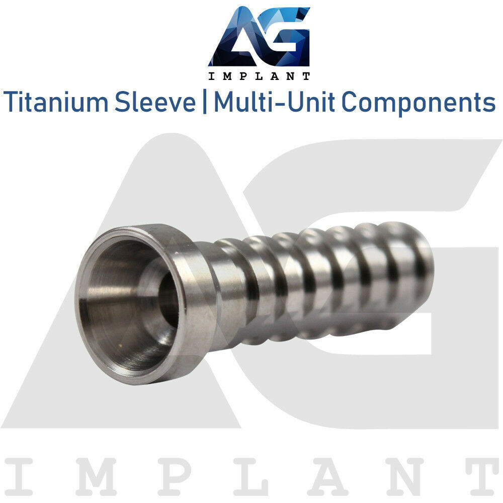 10 Angular Multi Unit Prosthetic 17° Conical Connection NP Titanium Set