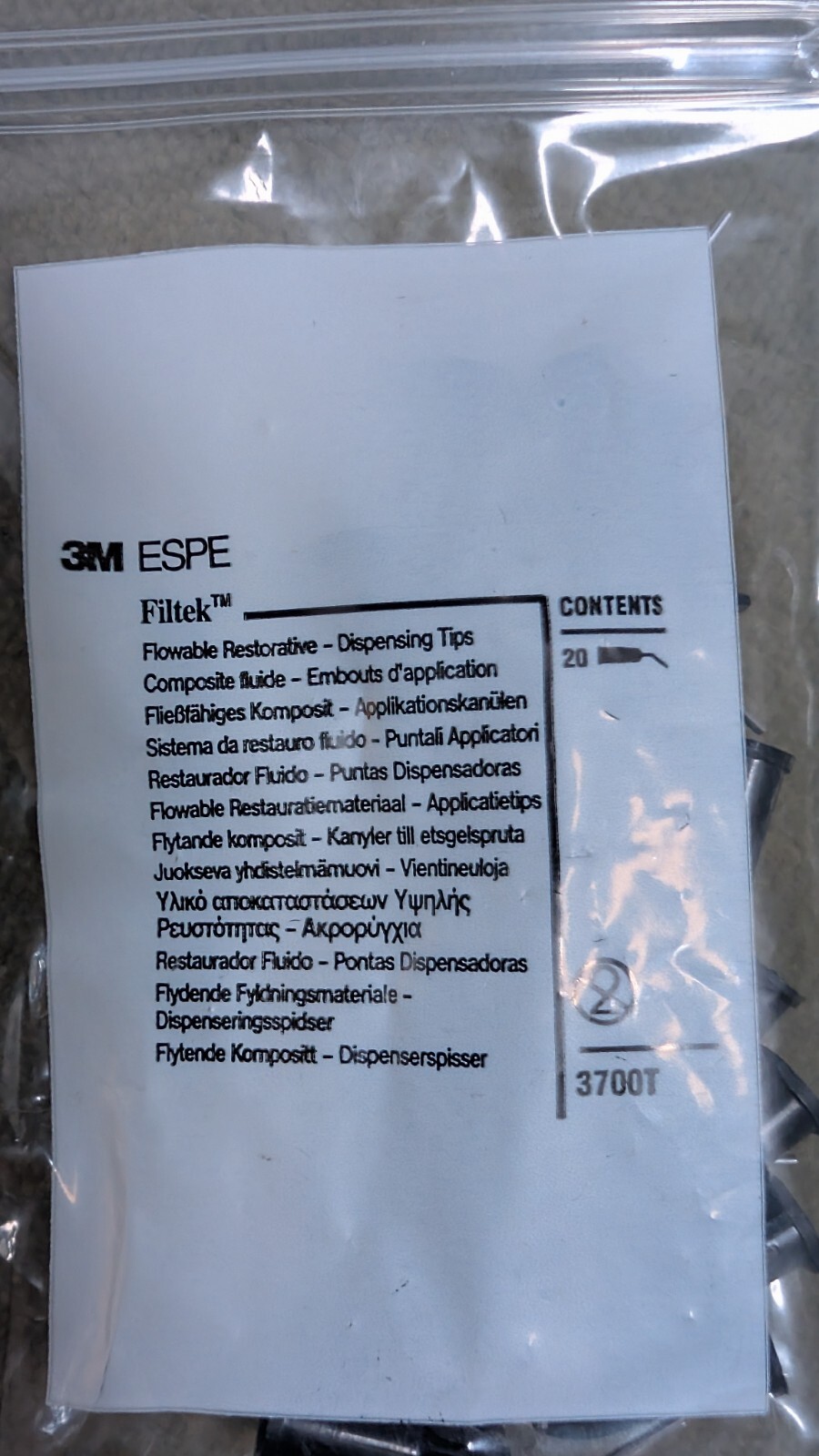 Lot of Dental Tips: Brush Micro Sani-Tip Gel Dispensing Disposable and more
