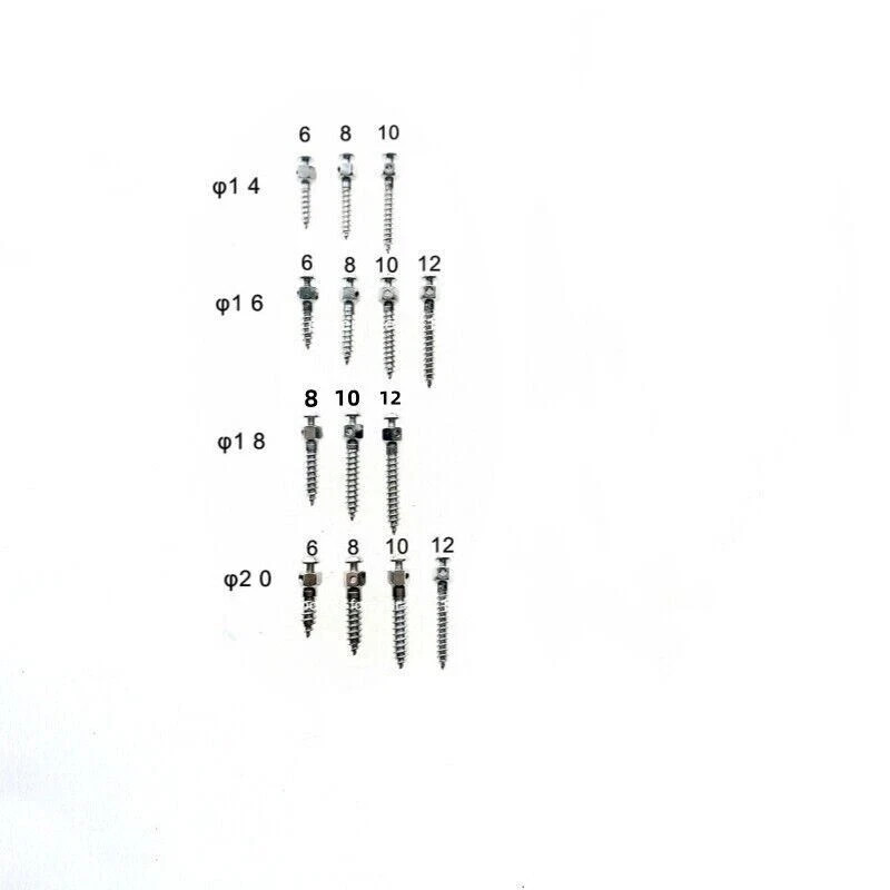 15 Sizes Dental Orthodontic Self-Drilling Titanium Thread Micro Implants Screw