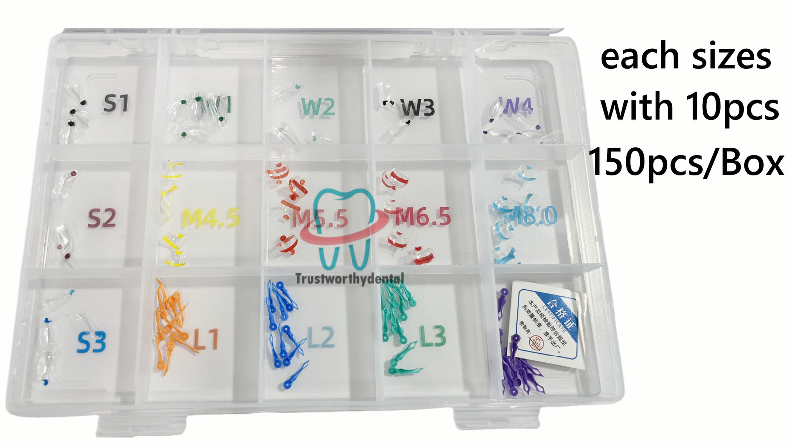 Dental Signet Anterior and Posterior Transparent Matrix Triall Molding Kit