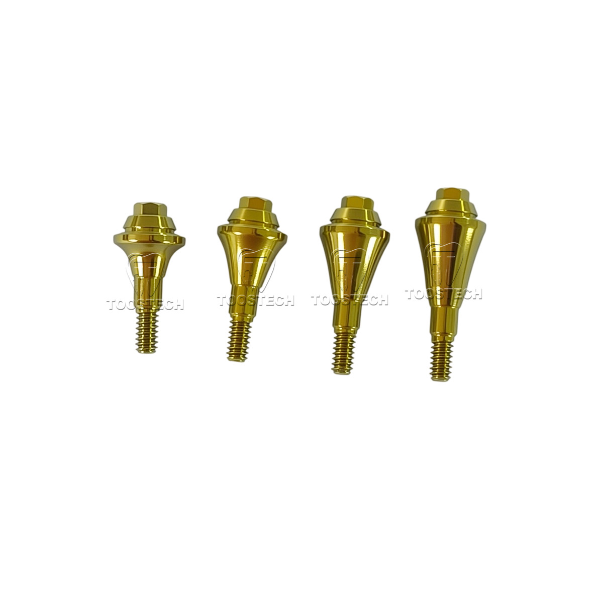 6pcs Multi unit straight abutment MU Abutment fits Megagen Blue diamond NC D4.8
