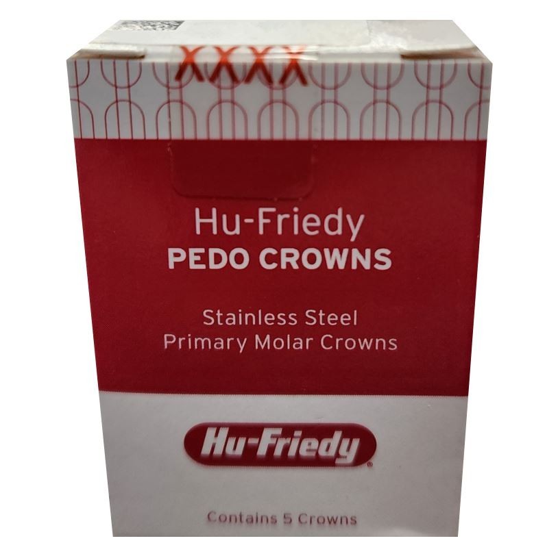 *5-Pieces* HuFriedyGroup Pedo Crowns Lower Left Primary 1st #7 Refill SSC-LLD7