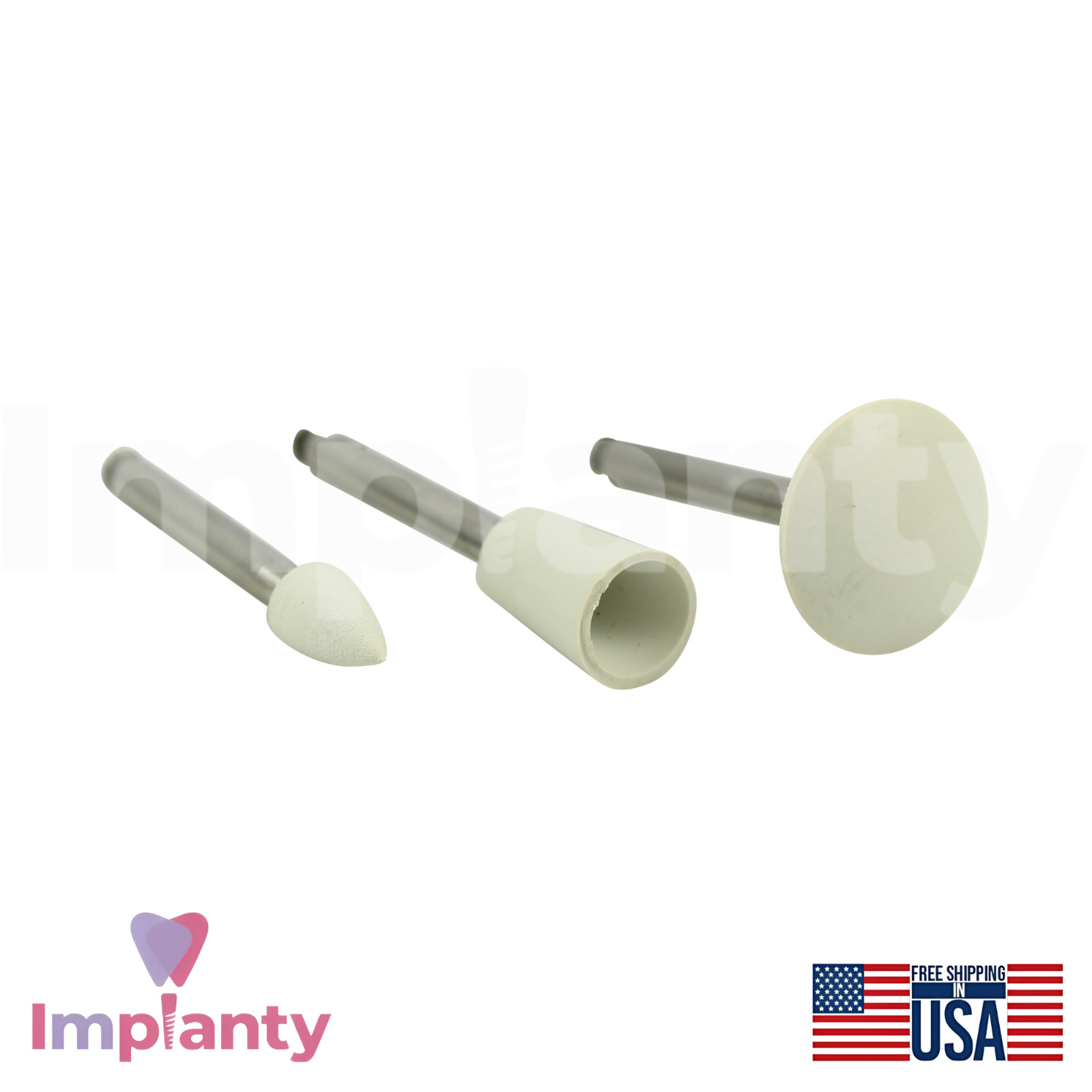 MDT Composite Dental Polishing Kit 3 Step System For High-Gloss Finish