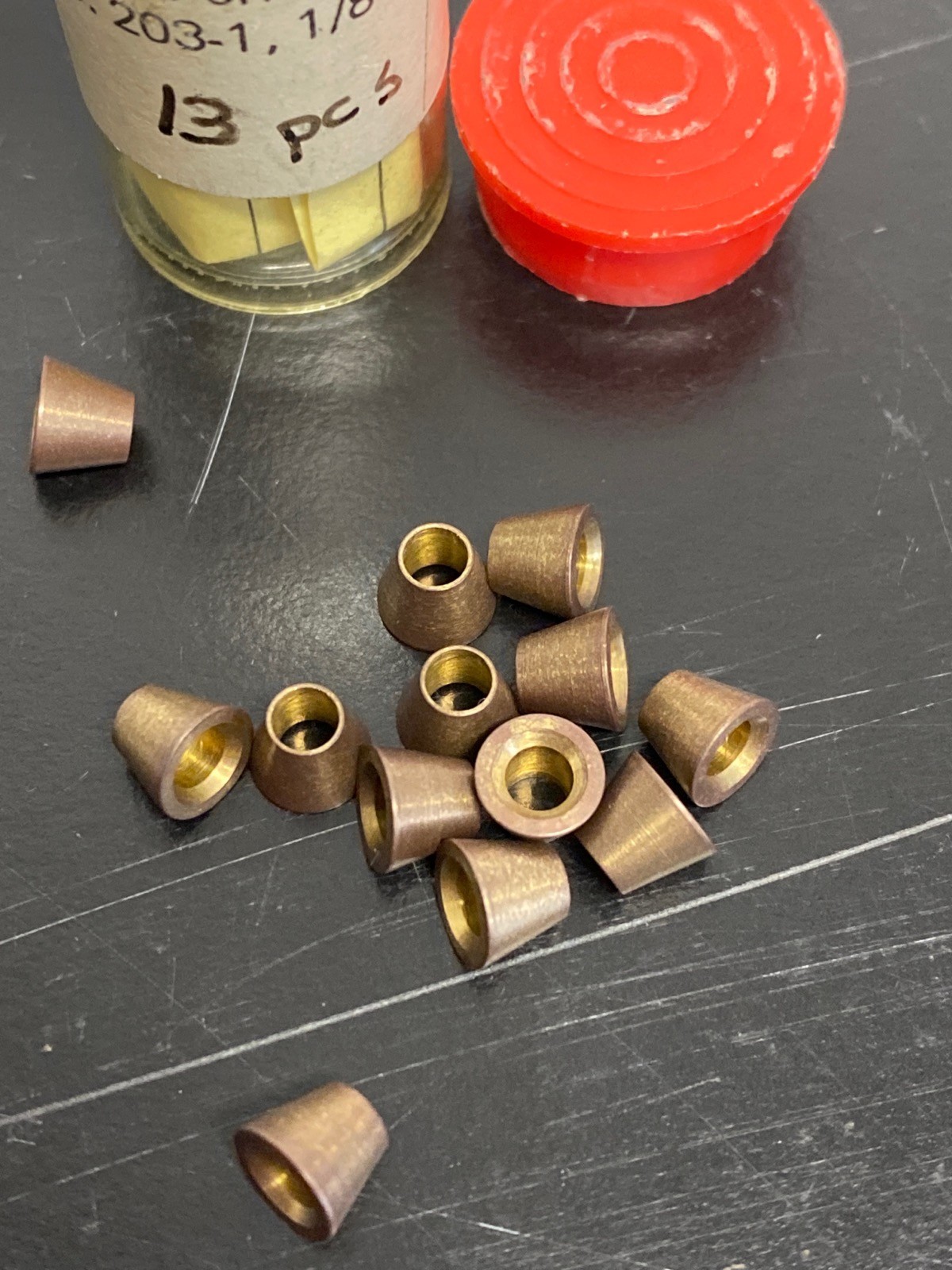 (13) SUPELCO 1/8” Brass Swagelok Front Ferrules 2-2012 203-1