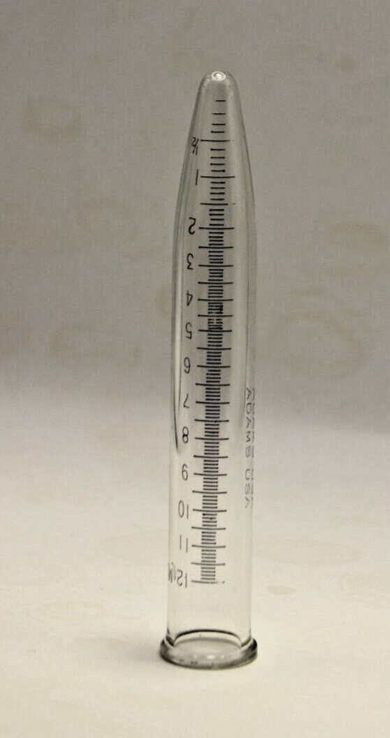 Vintage Adams USA Centrifuge Conical 12 ml test tube