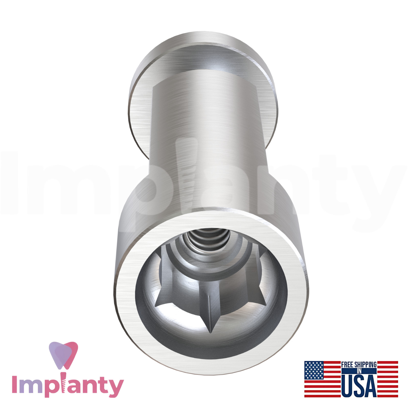 5x DENTlUM Compatible Dental Fixture Analog Ø4.5mm Replica Int Hex Connection