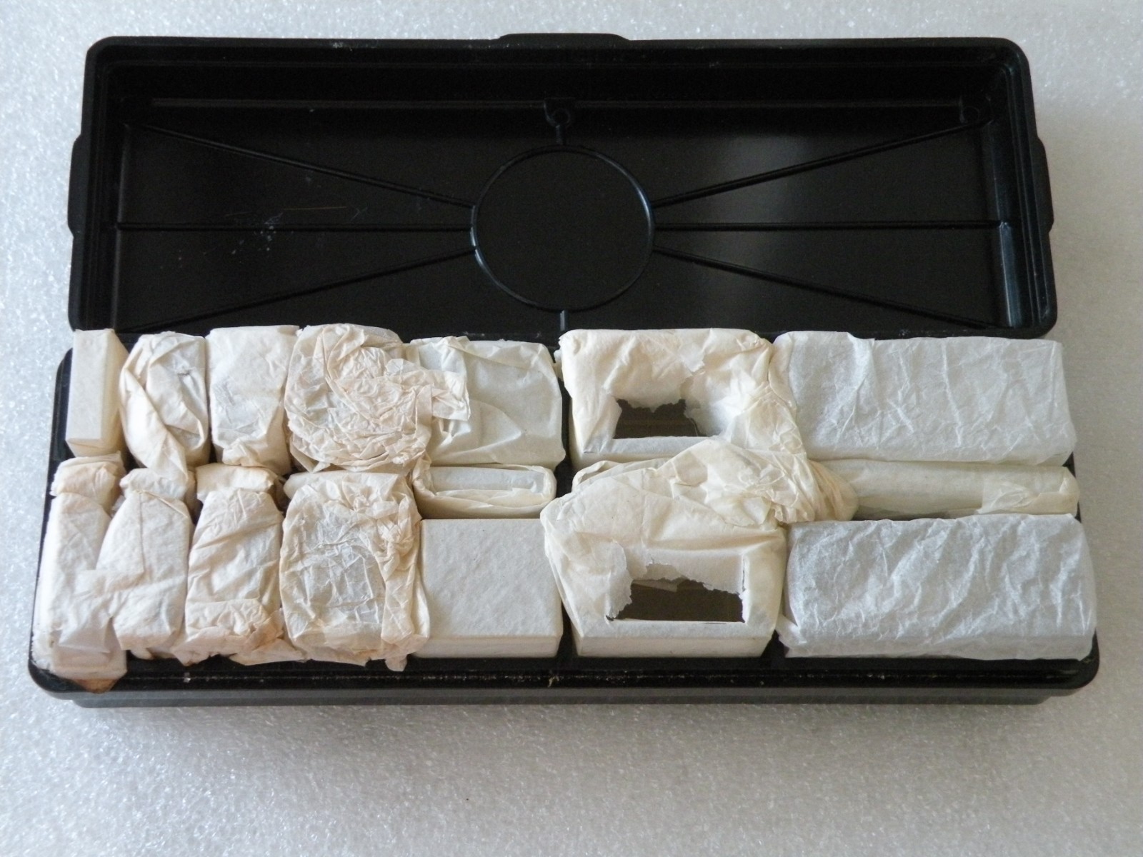 Set 14 pcs Cuvette 1 3 5 10 20 30 50 mm.