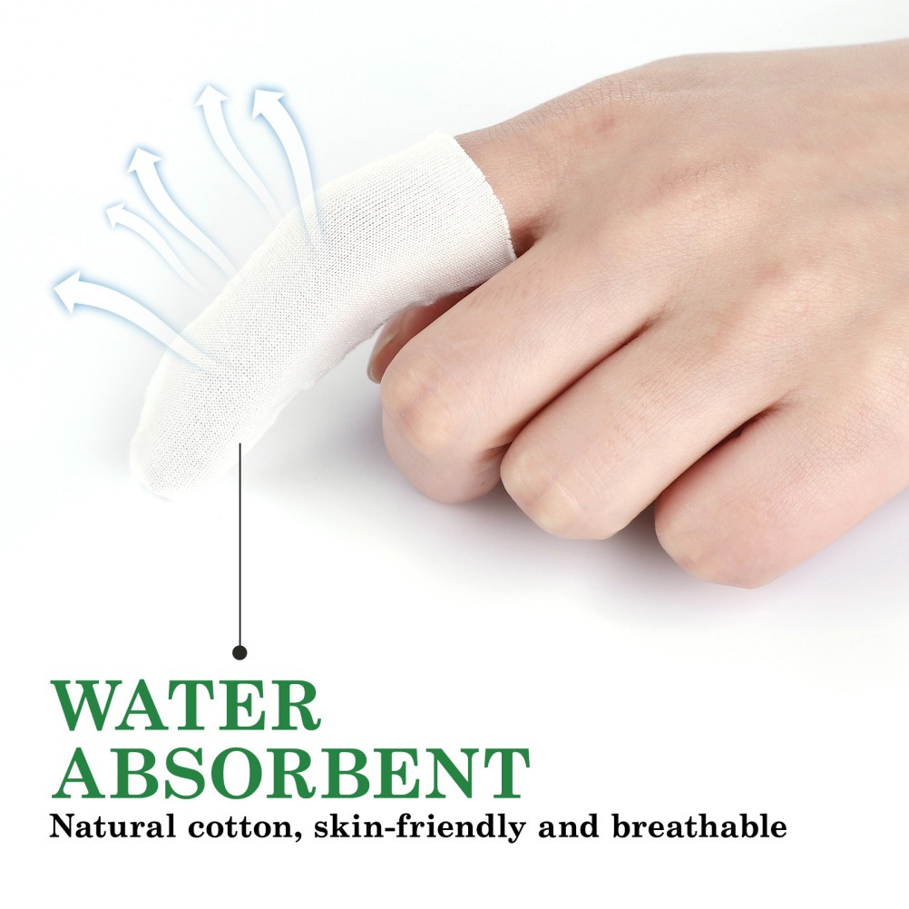 150 Pcs Breathable Elastic Reusable Finger Covers Soft Sleeve Protectors