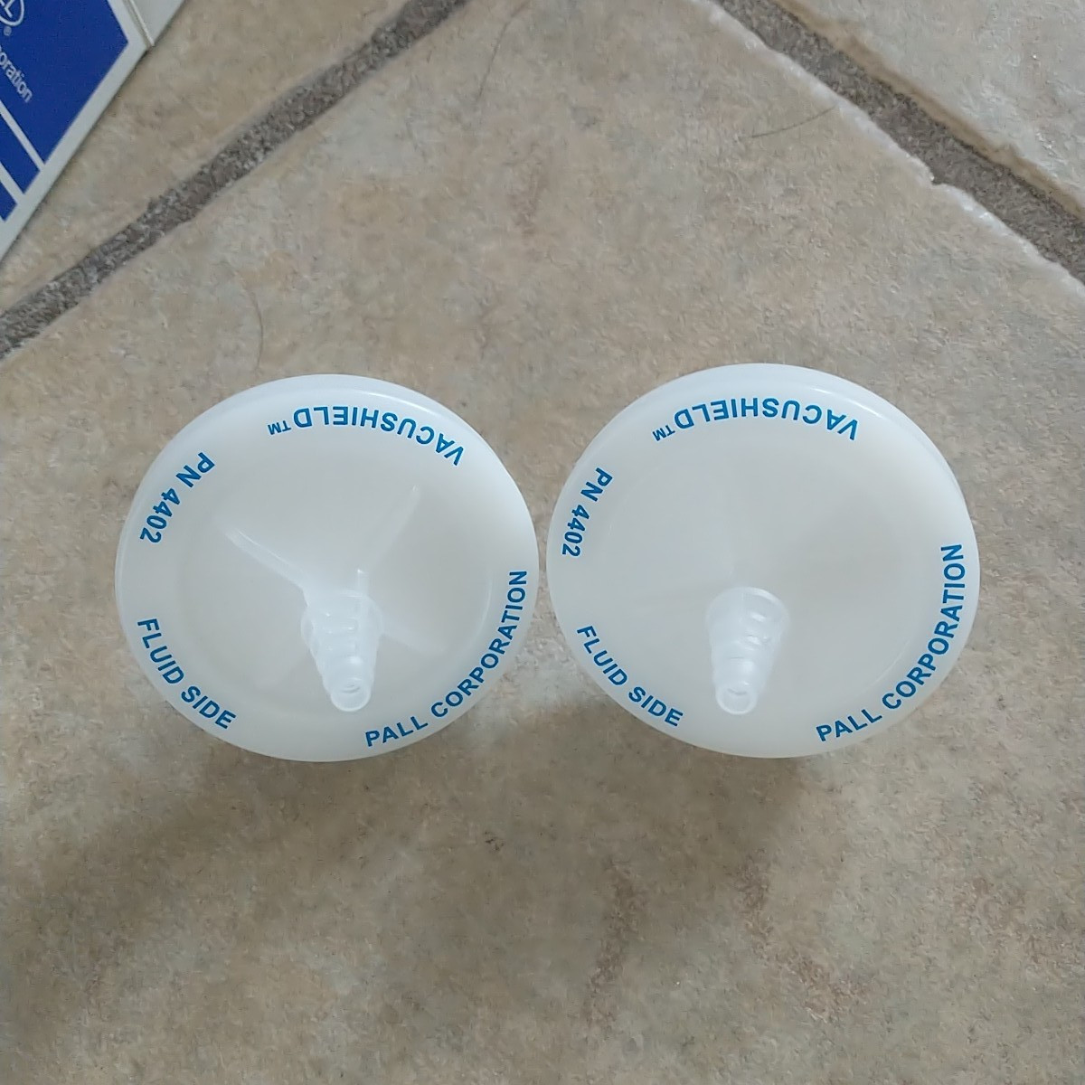3 PACK Pall Corporation 4402 Vacushield Vent Device PTFE Filter 50 mm Hose Barb
