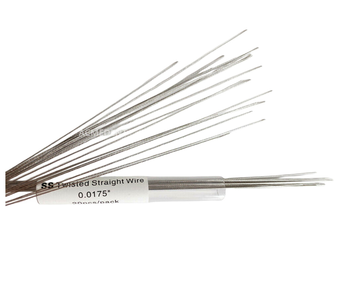 Dental 0.0175 Twist Wire Orthodontic Straight Twisted Wires SS Lingual Retainer