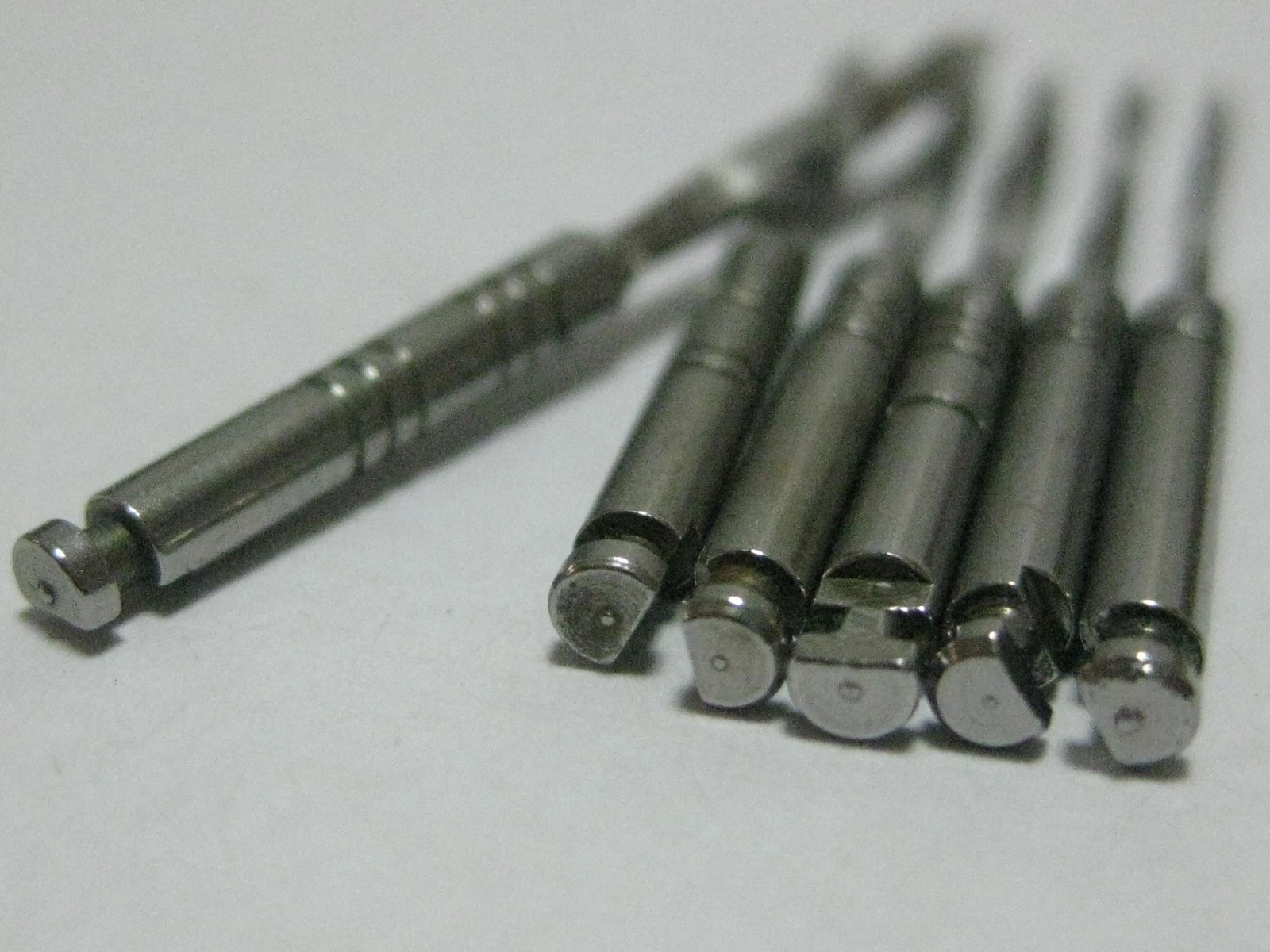 6x Dental #1-6 32mm Endodontic Drill Reamers Spiral Nordin Conical Screw Posts