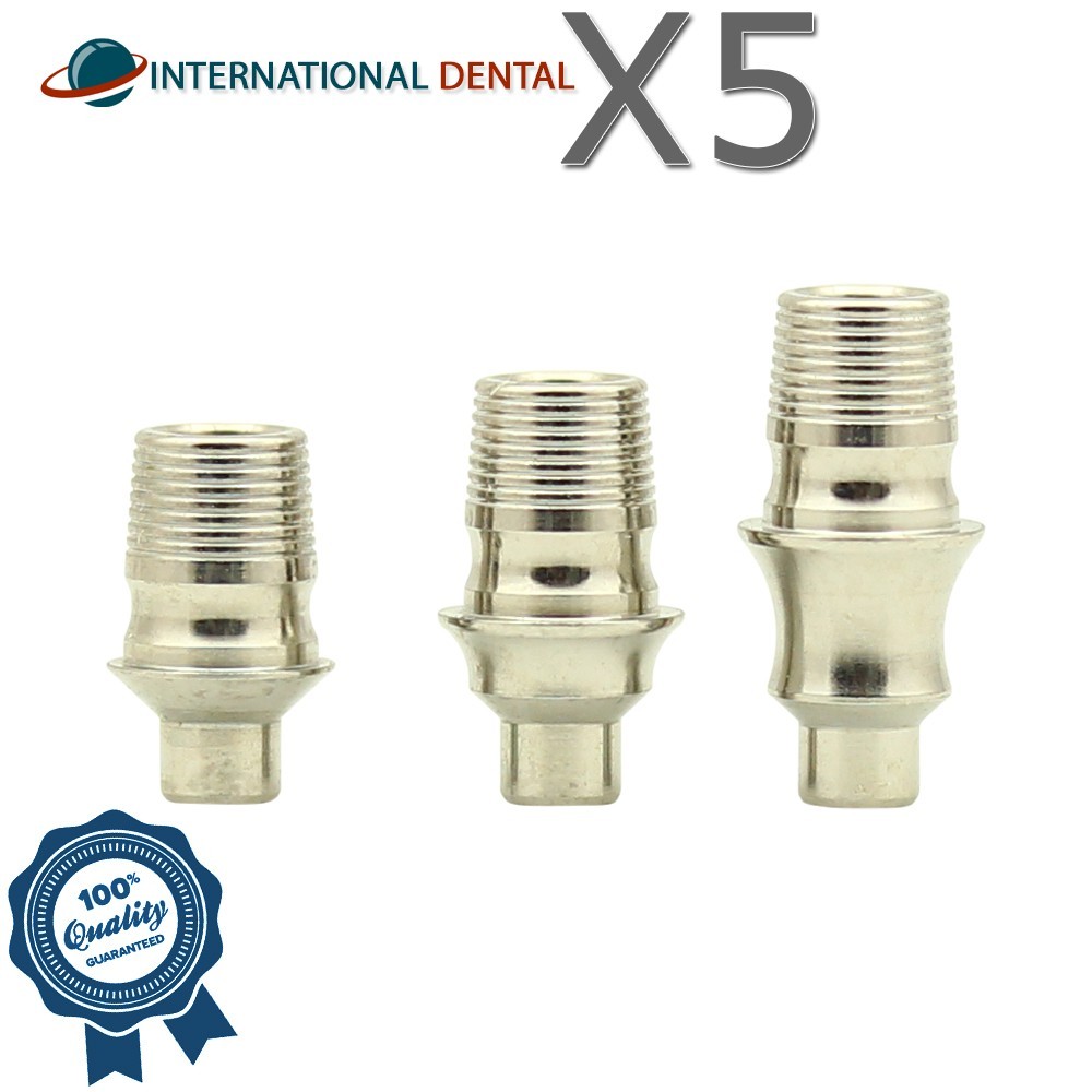 5 Dental Rotational Ti-Base Narrow Platform Ø4.2mm MIS® Seven Compatible Int Hex
