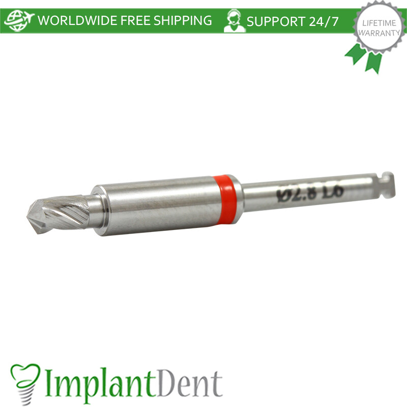 1x Dental Integral Stopper Drill 2.8mm Stainless Steel Dentistry Tool