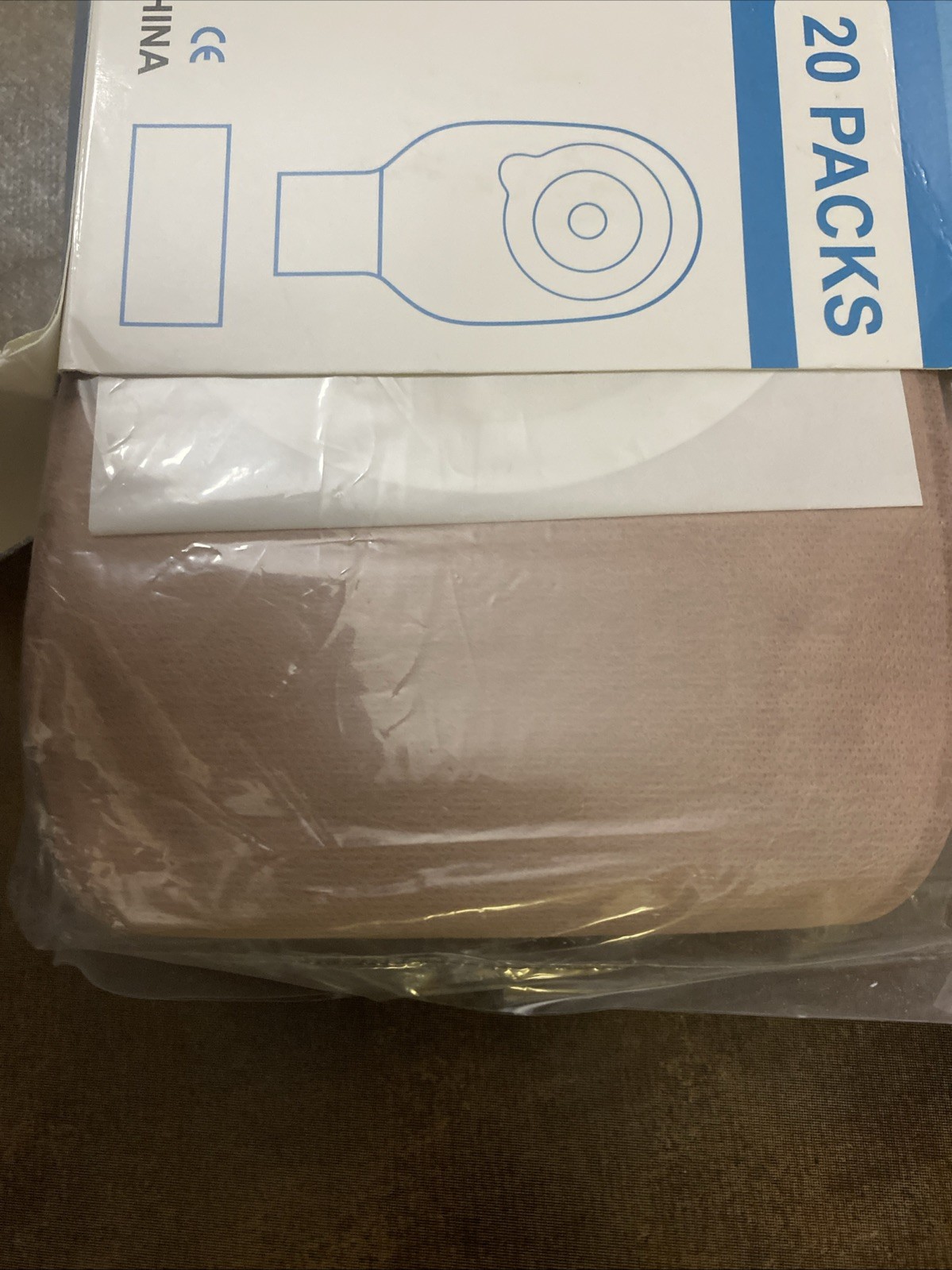 20 pcs Colostomy Bags, Rainlotus Ostomy Bag one-Piece Ostomy Supplies