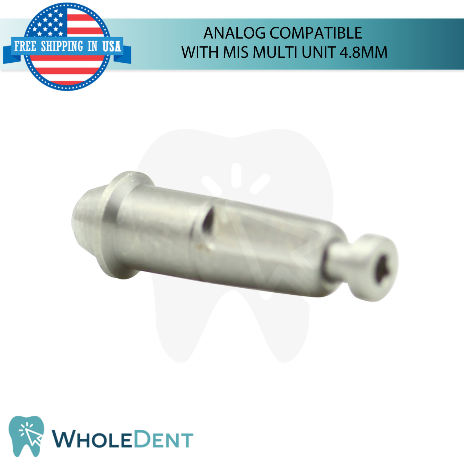 10x Dental Digital Analog Compatible MIS® Multi Unit System Ø4.8mm Replicate
