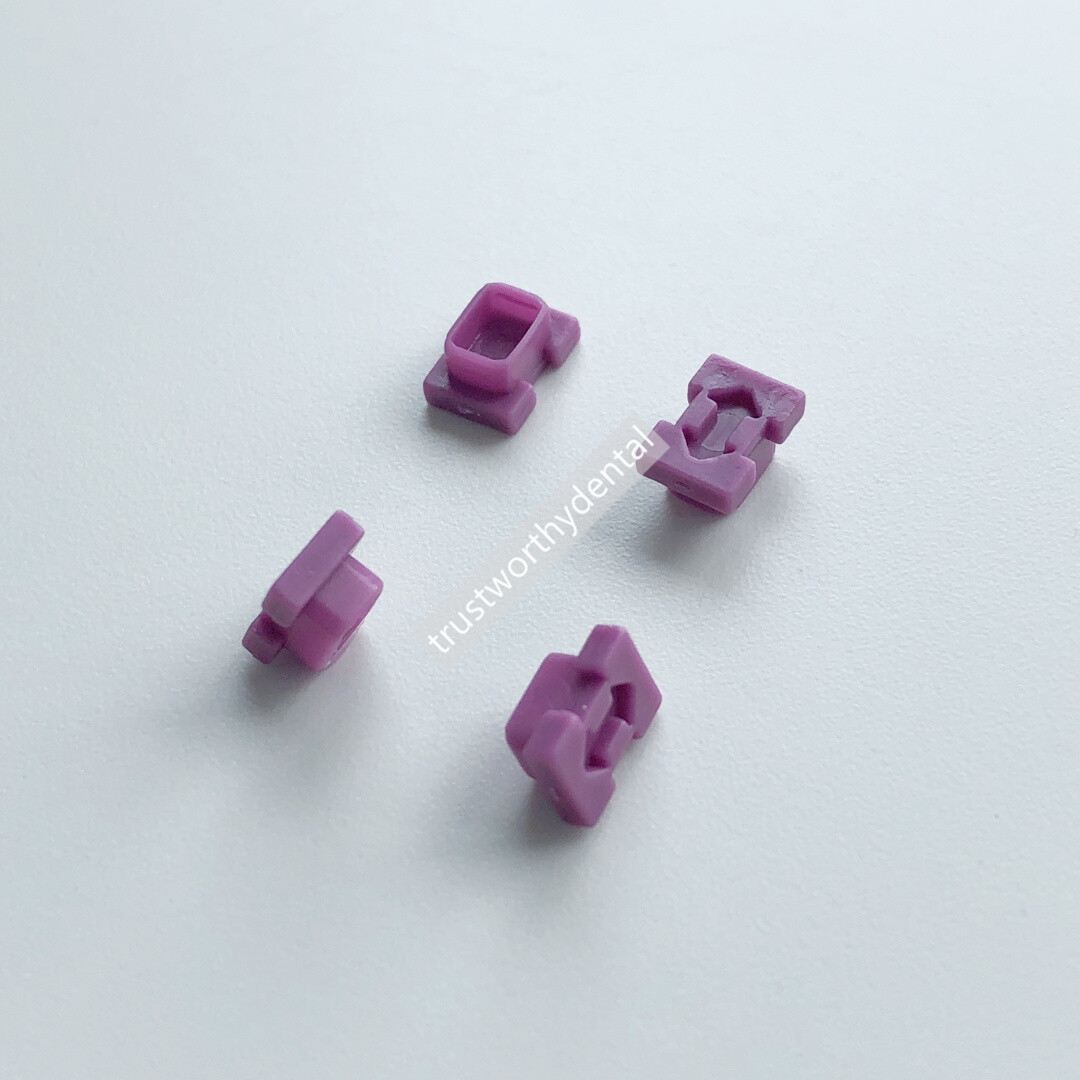 20Pcs Dental ITI NC lmpression Coping Caps Closed Tray Plastic Caps Transfer USA