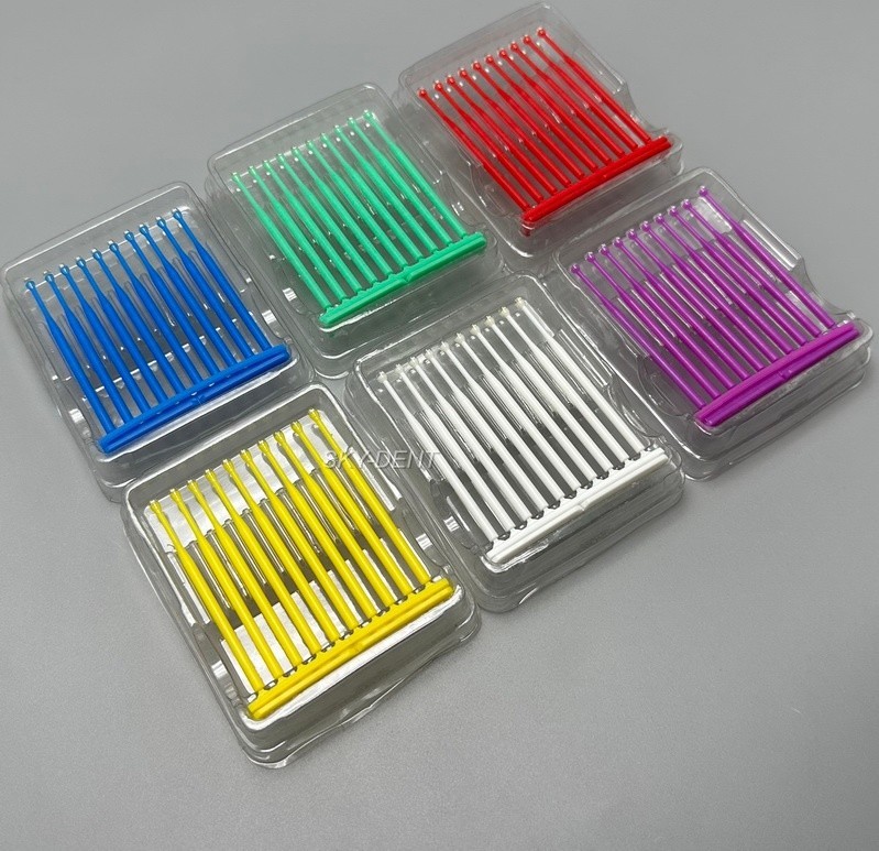 200pcs Dental Bonding Stick Adhesive Tip Applicator For Crown Porcelain Veneer