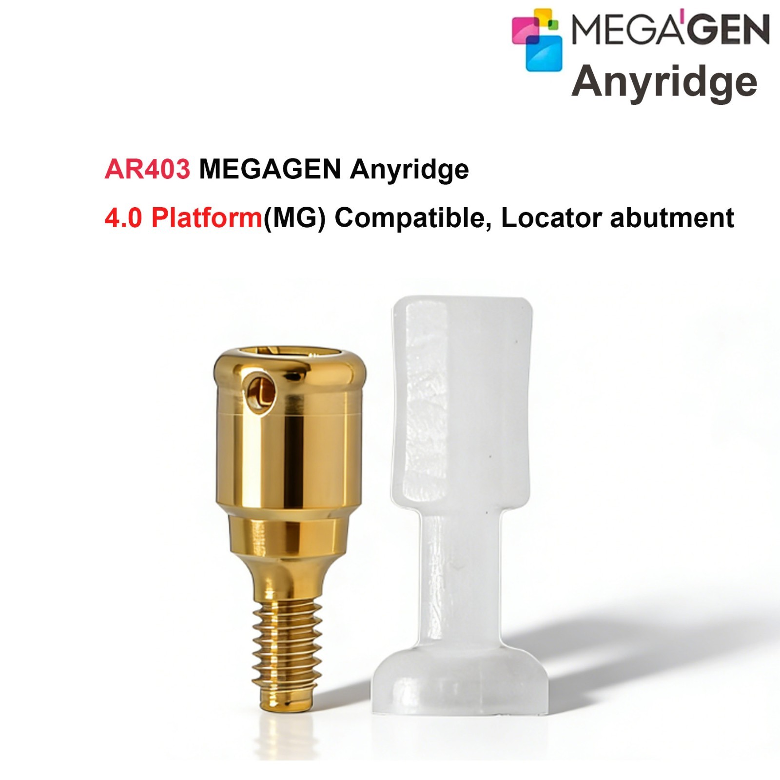 Zest Locator Overdenture Abutment Anchor For MEGAGEN AnyRidge AR Retention Caps