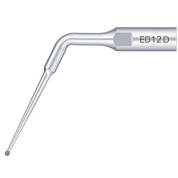 DTE Ultrasonic Endo Silver Tip ED12D with Diamond Coating 1/Pk. Ball Head