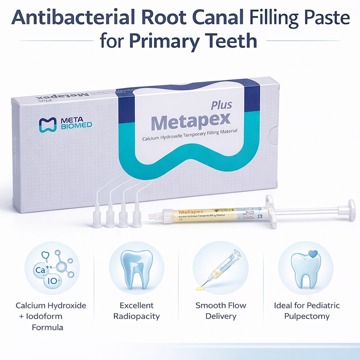 META Dental METAPEX Calcium Hydroside Temporary RCT Filling Material 2.2g Syr