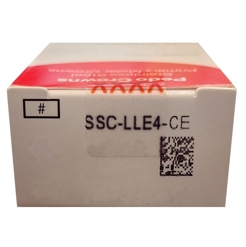 *5-Pieces* HuFriedyGroup Pedo Crowns Lower Left 2nd #4 Refill SSC-LLE4-CE