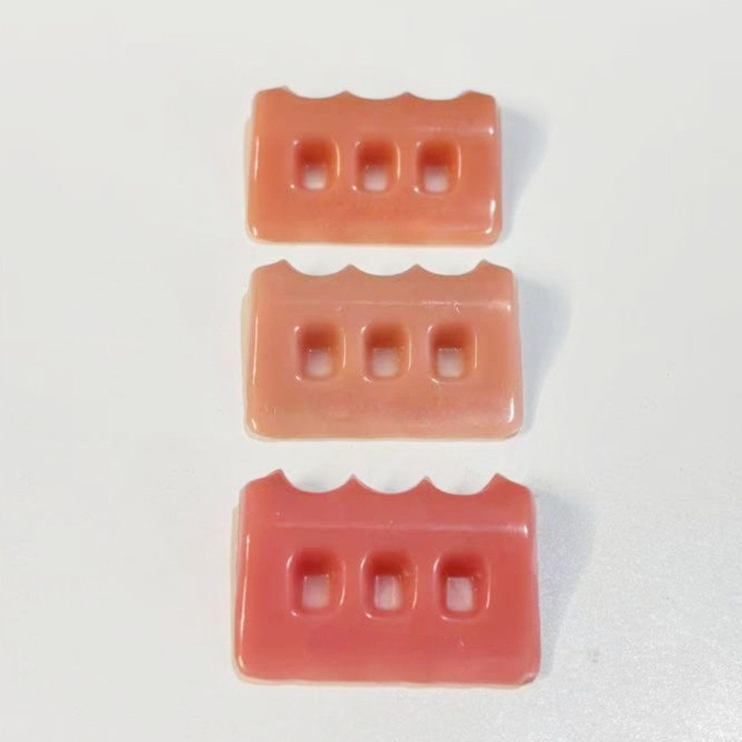Gum Shade Gingiva Color Plate Indicator Tri-Color Gummy Pink Composite Resin