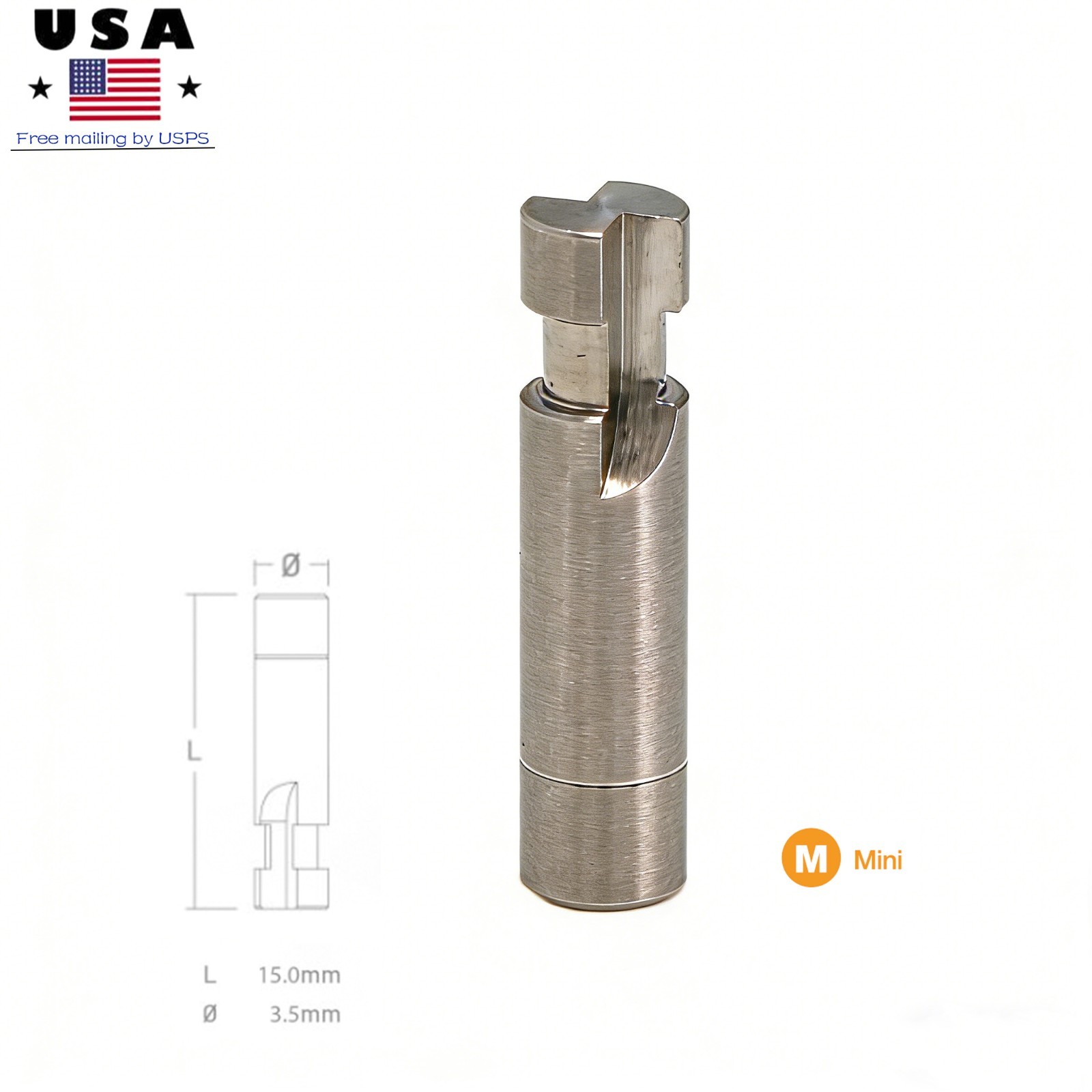 10Pcs Dental Lab Analog Mini Flat Abutment Digital Library Hiossen ET compatible