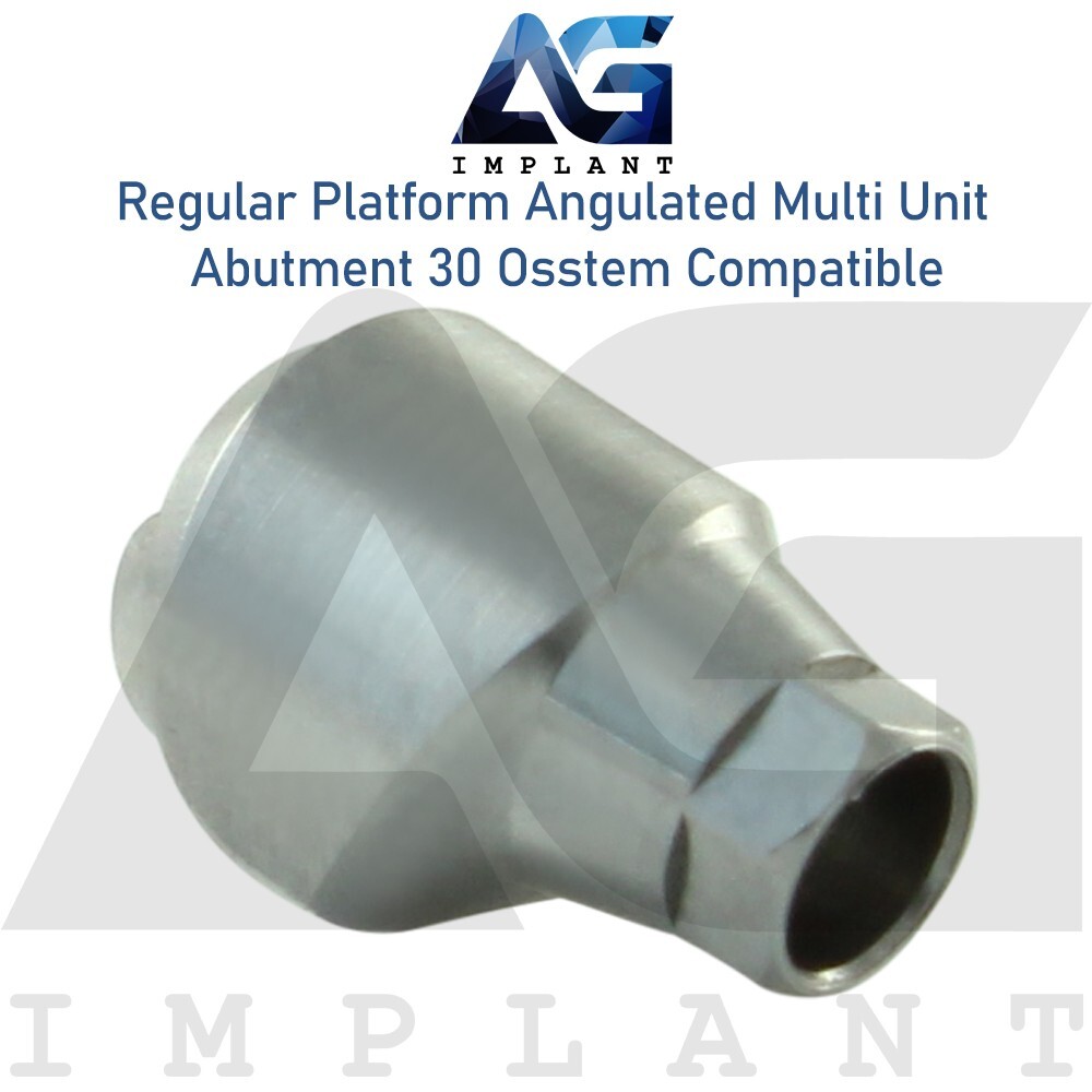 10 Angled Multi Unit 30° Titanium Fit Regular Platform Prosthetic 0sstem® TS Hex