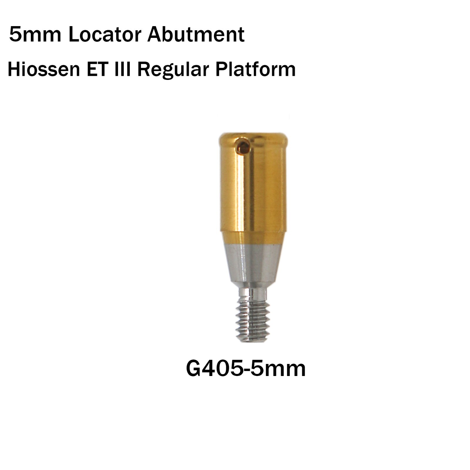 Dental Hiossen Locat0r Abutment Mini/Regular 3-5mm & Overdenture Male Caps Kits