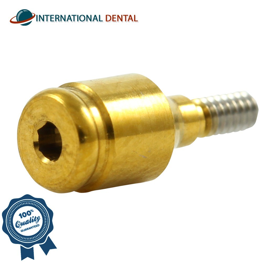 Titanium Dental Straight Lokator Attachment Slim Platform Int Hex 2.0mm