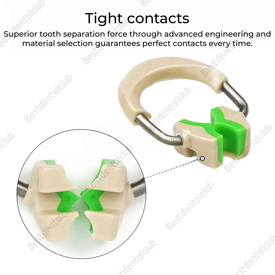 Dental Matrix Bands Ring Sectional Matrice Clamp Wedges Fit Garrison Palodent V3