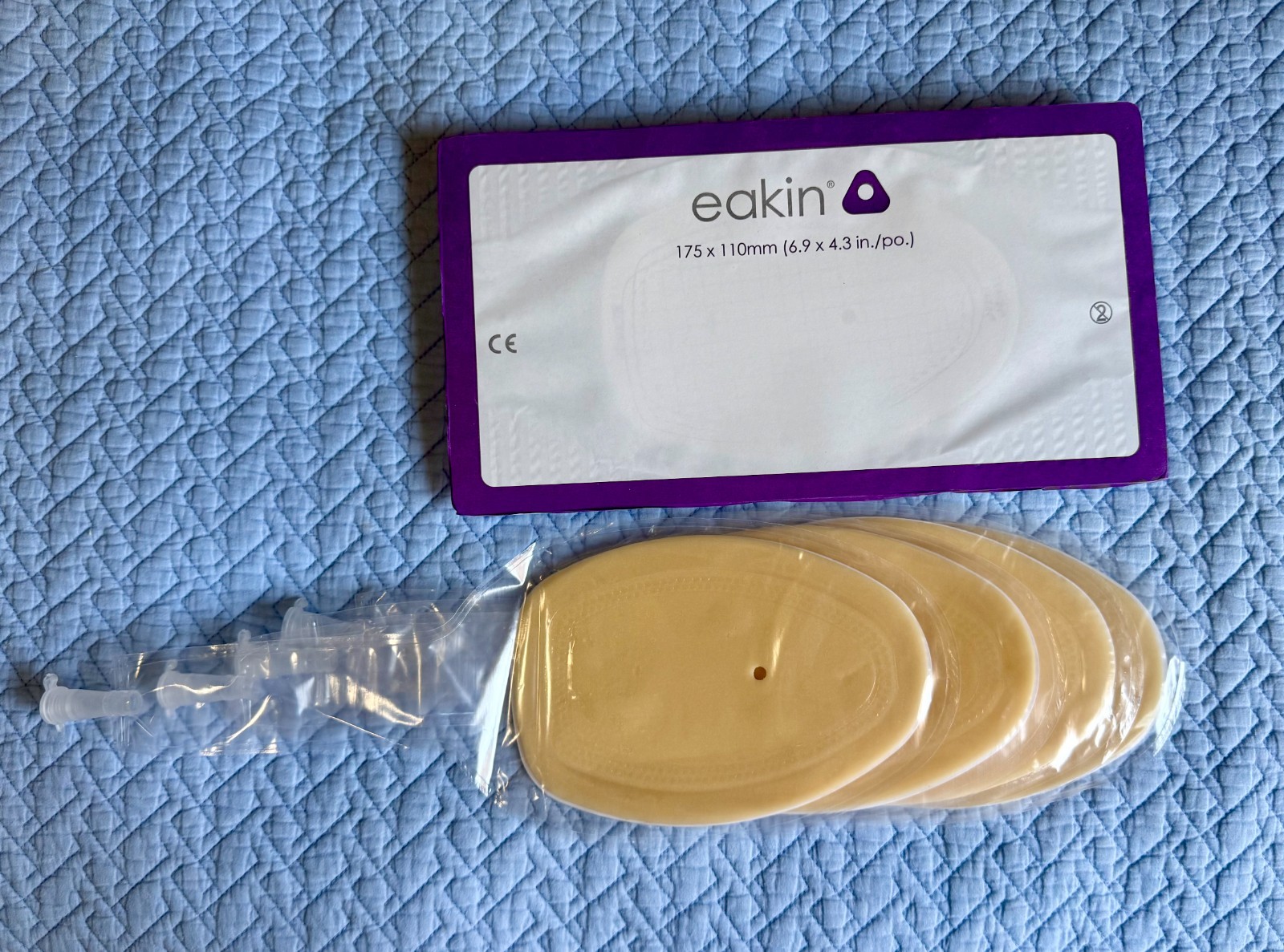 9 Eakin 839262 Drainage Pouches for Wounds 6.9″ x 4.3″